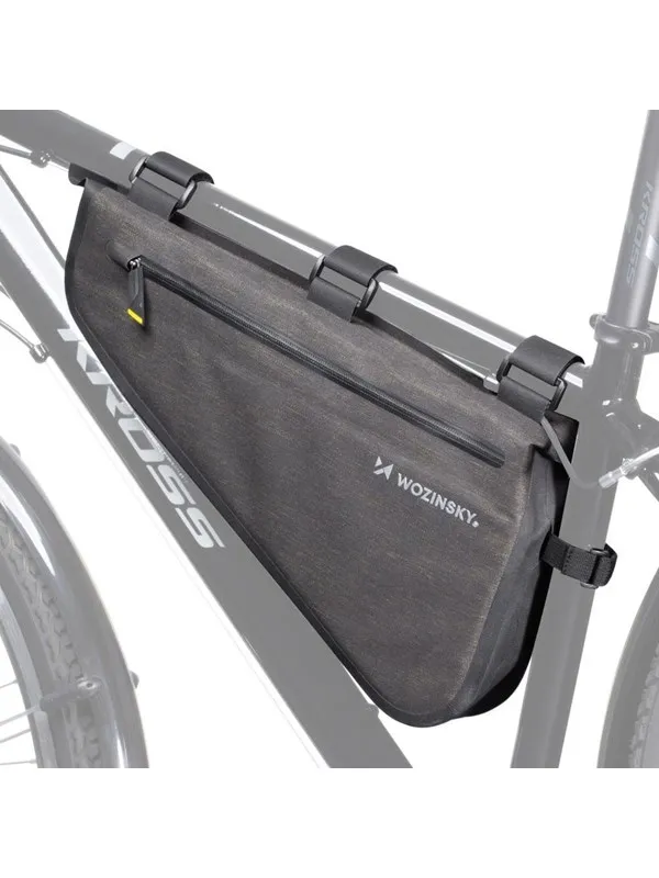 Wozinsky Bicycle Frame Bag 3.5L Gray (WBB15BK)