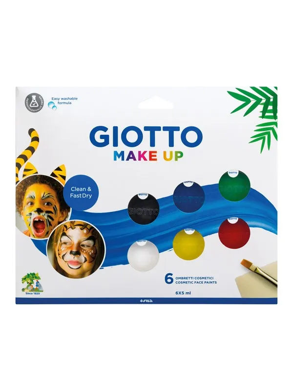 Giotto Make Up Face Paint Classic 6x5 ml BL