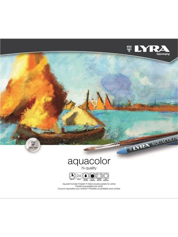 Lyra Aquacolor Metal Case 24 pcs