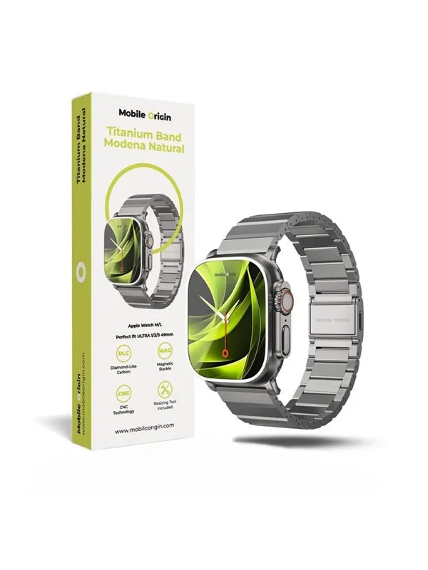 Mobile Origin Titanium Band Modena - natural  - Apple Watch Ultra 49mm