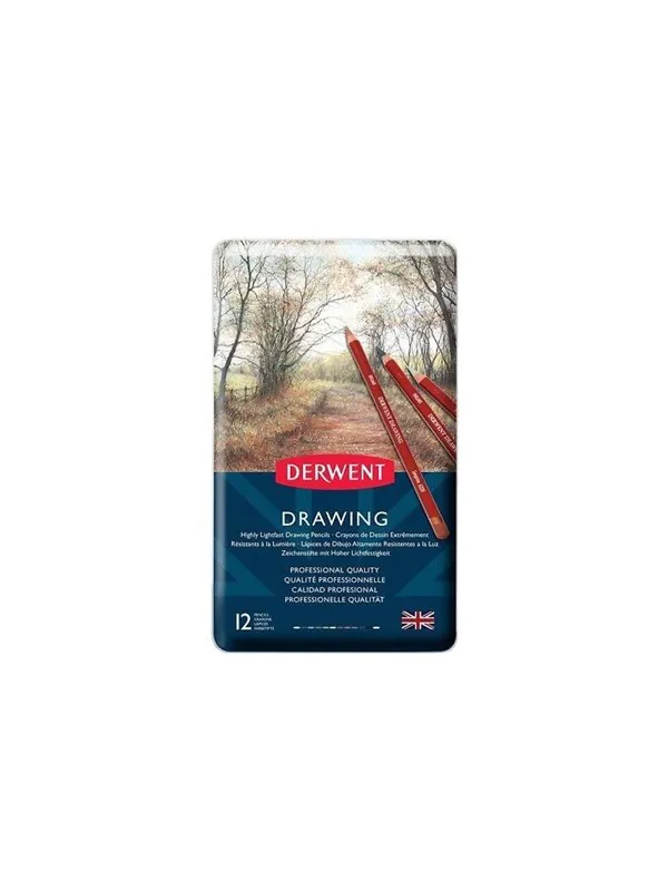 Derwent Drawing pencil assortment 12 pencils