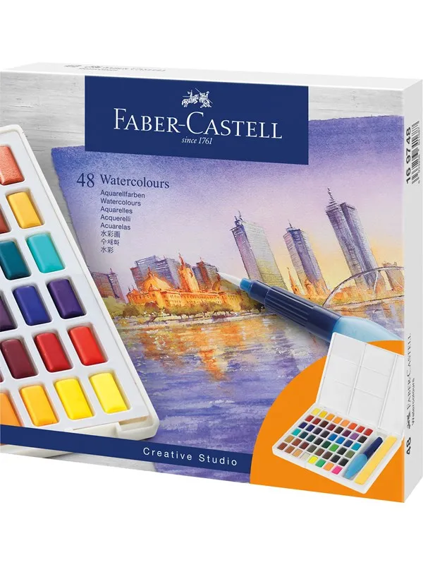 Faber-Castell Watercolours in pans 48ct set