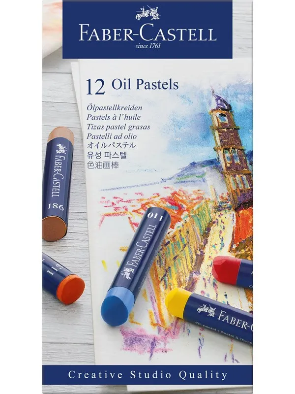 Faber-Castell Oil pastel cray. box of 12