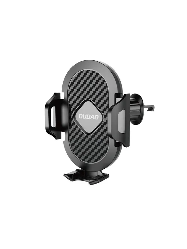 Dudao F2+ smartphone holder for air vent clamp - black