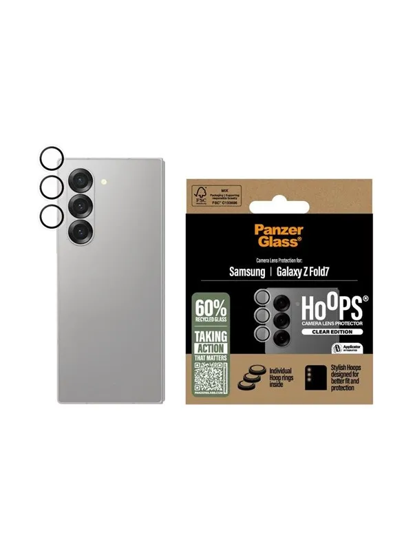 PanzerGlass Hoops® Transparent Camera Lens Protector Samsung Galaxy Z Fold7