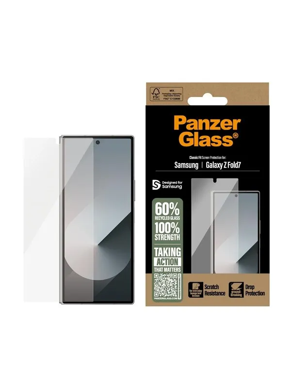 PanzerGlass Screen Protector Samsung Galaxy Z Fold7 | Classic Fit