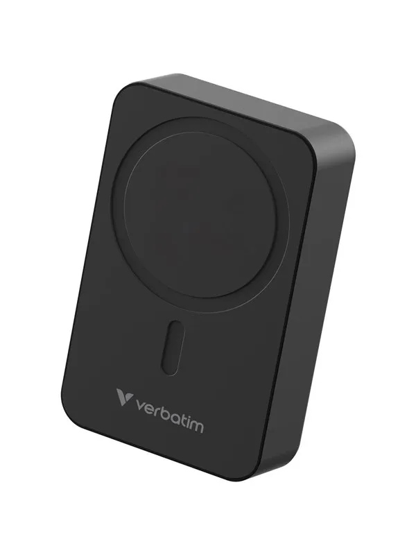 Verbatim Charge 'n' Go Essentials wireless power bank - magnetic - 24 pin USB-C - 35 Watt Nødlader - Svart - 20000 mAh