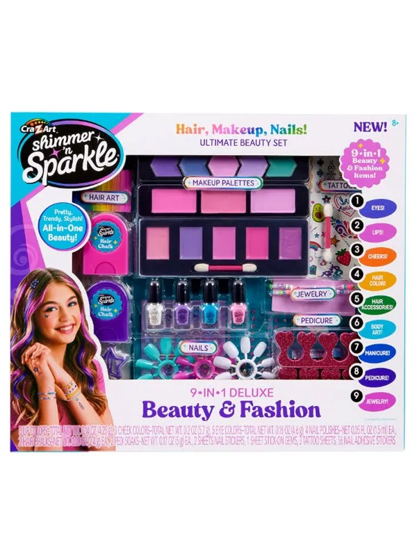 Shimmer n Sparkle 9 IN 1 DELUXE BEAUTY AND FASHION