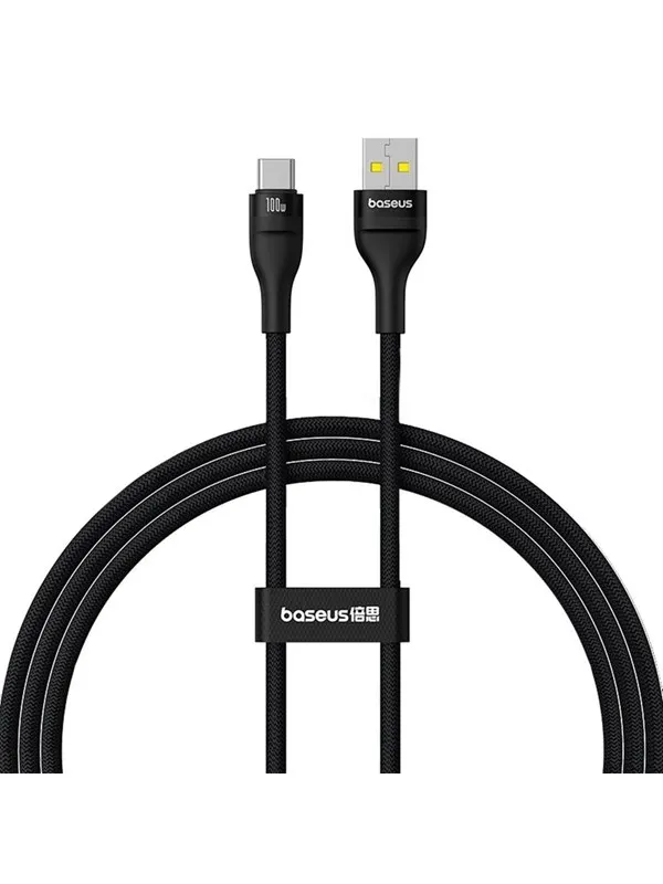 Baseus Flash 2 USB-A / USB-C cable 100W 1 m - black