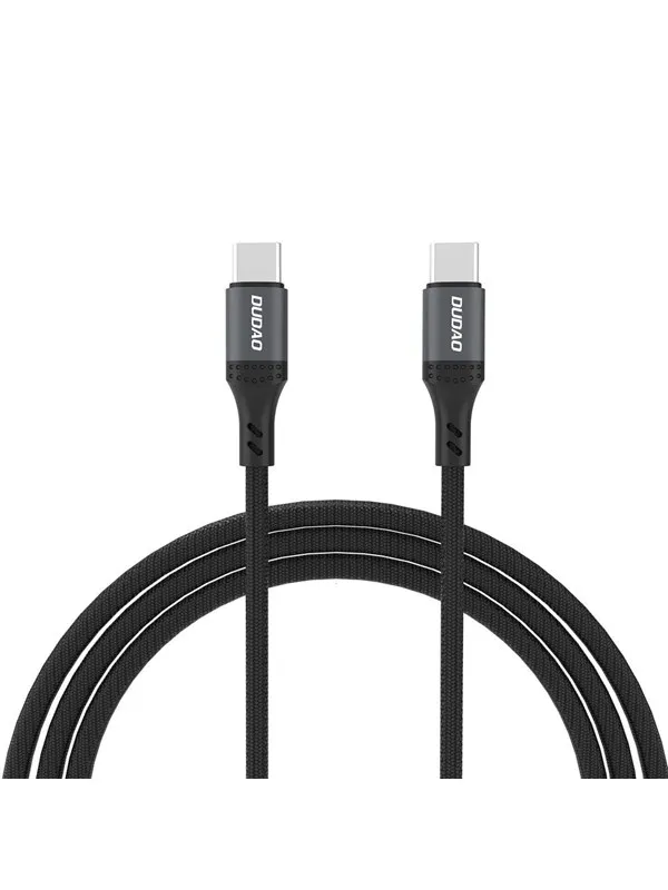Dudao L3CC USB-C - USB-C 60W 2m Braided Cable - Black