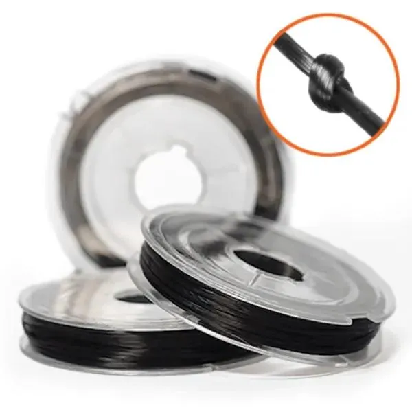 Elastisk fibertråd for smykkefremstilling 0,8 mm