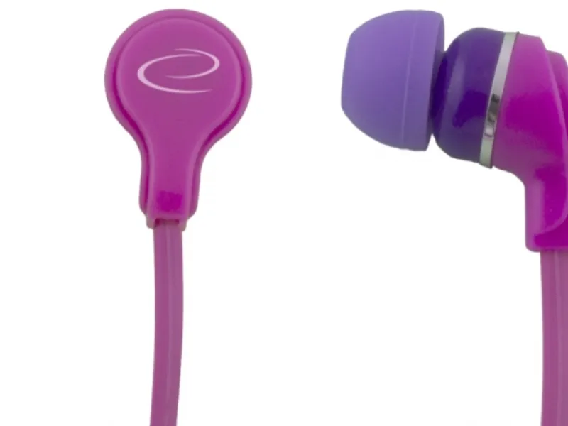 Esperanza EH147P NEON - Ørepropper - i øret - kablet - 3,5 mm jakk - rosa