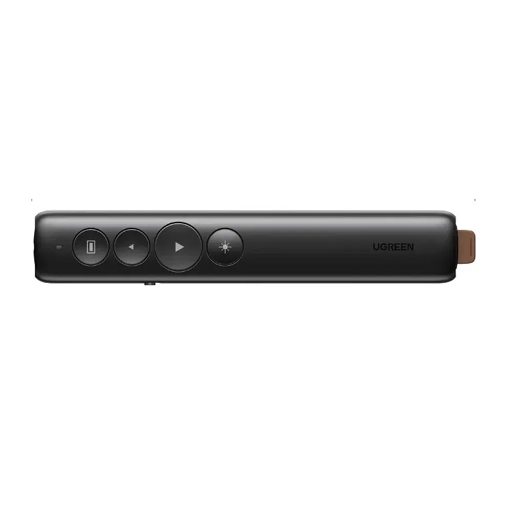 Wireless Presenter Oppladbar multifunksjonsfjernkontroll laserpeker
