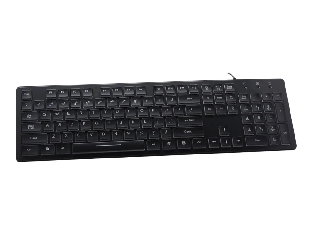 ART AK-20 SLIM - Tastatur - bakbelysning - USB