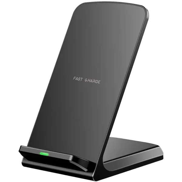 QI trådløs lader med dock for iPhone, Android