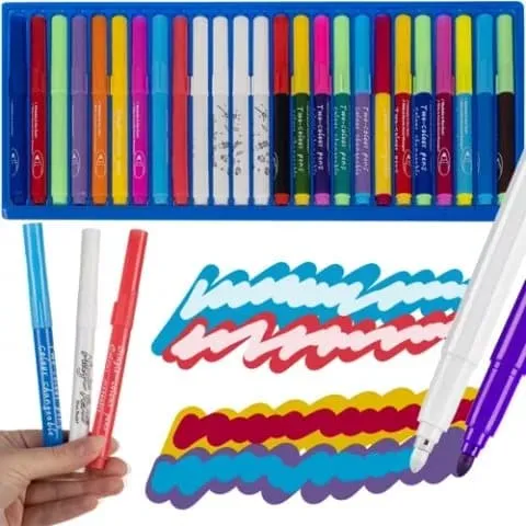 Magic Markers 25-Pack Magic fargeblyanter