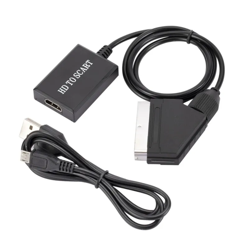 HDMI til Scart-konverter - 1080p-konvertering med understøttelse af lyd og video