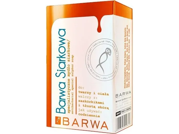 Barwa Sulphur Anti-Acne Bar Soap 100g