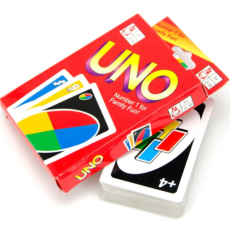 Uno grunnleggende kortspill familiespill