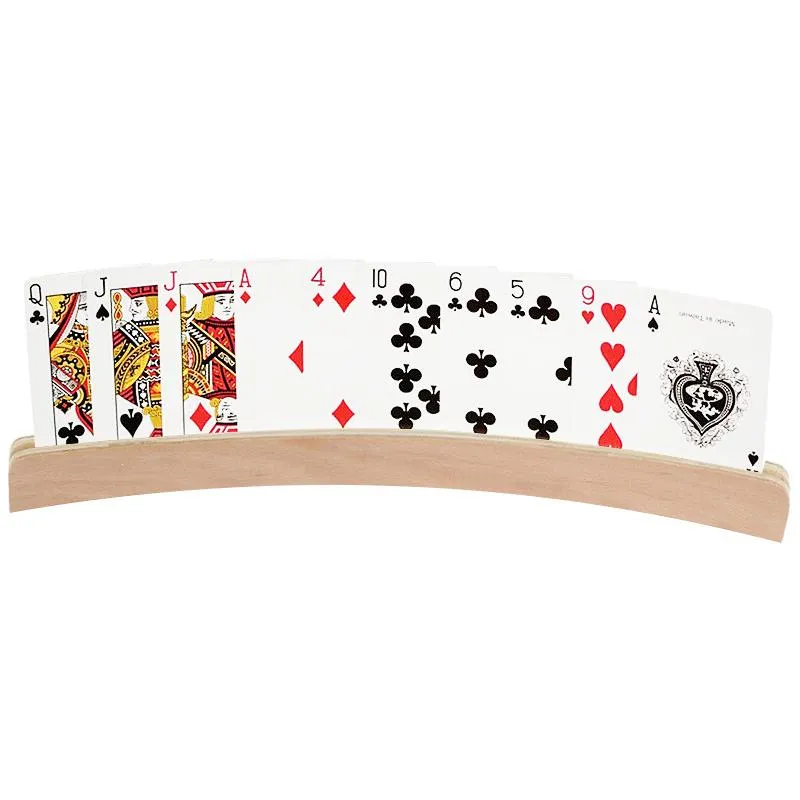 Spillekortholder i tre