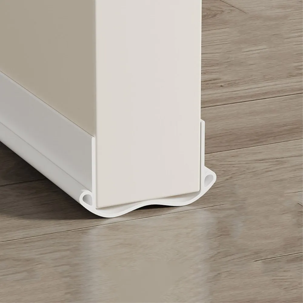 Lydisolering Dørtettningslist PVC Dørspor Gap Filler med selvklebende tape