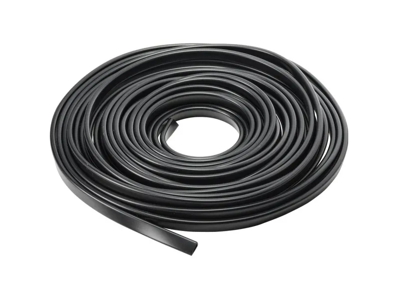 TRU COMPONENTS kantbeskyttelse PVC sort 10 m