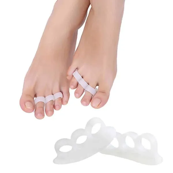 2 -pakk tå separatorer - Hallux valgus