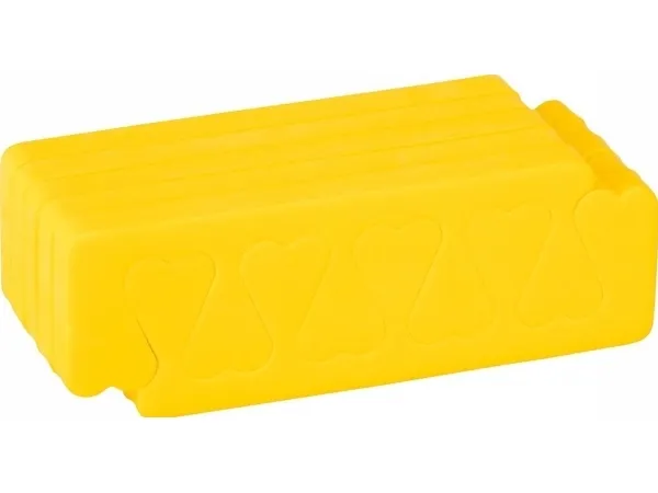 Activeshop engangs skilleplater 10 stk. gul