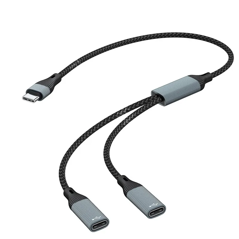 NÖRDIC USB-C-hub USB-C til 2xUSB-C