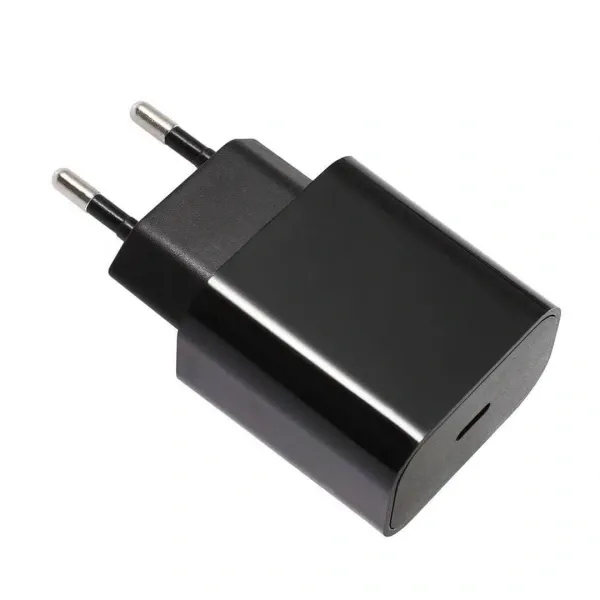 Lader 25W iPhone/Samsung - Strømadapter - USB-C – Hurtiglader - Black