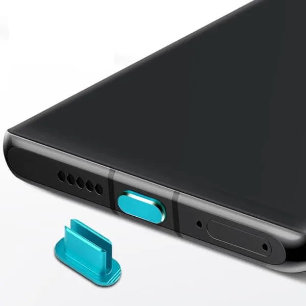 Beskyttelseshette for USB C Støvbeskyttende støpsel til ladeport Støvtett
