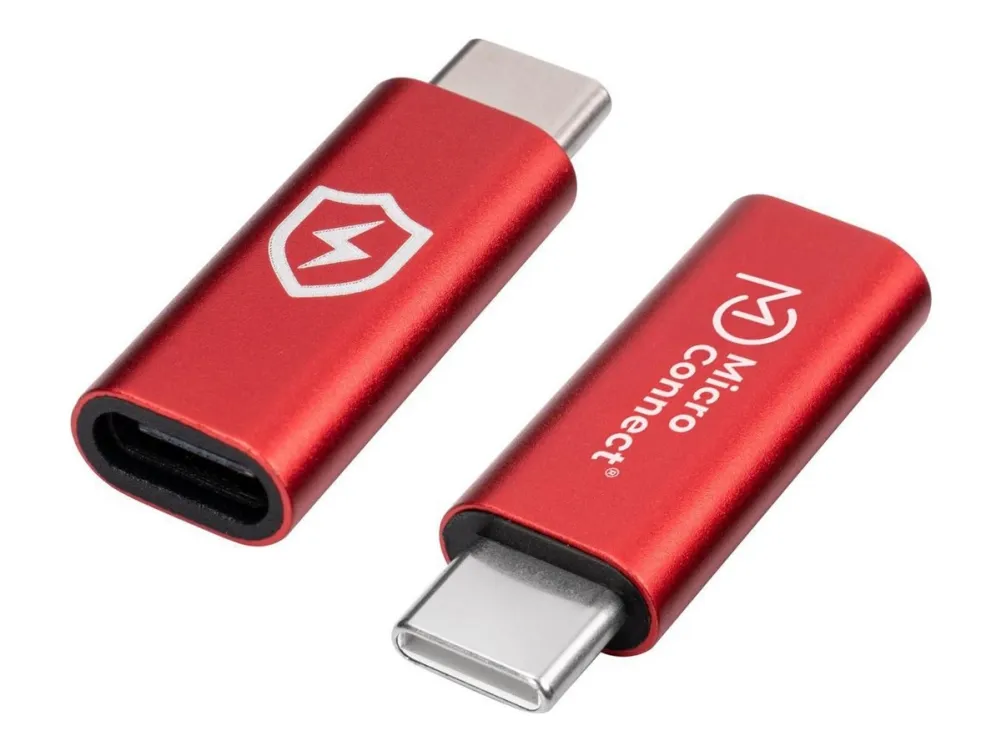 MicroConnect - USB-adapter - USB-C (hann) til USB-C (hunn) - USB 2.0 - 5 V - 2.4 A - Safe Charge, kun lading, Data Blocker, USB Power Delivery (240...