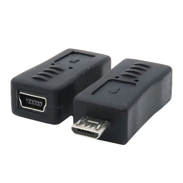Adapter USB B Micro Male til USB B Mini Female