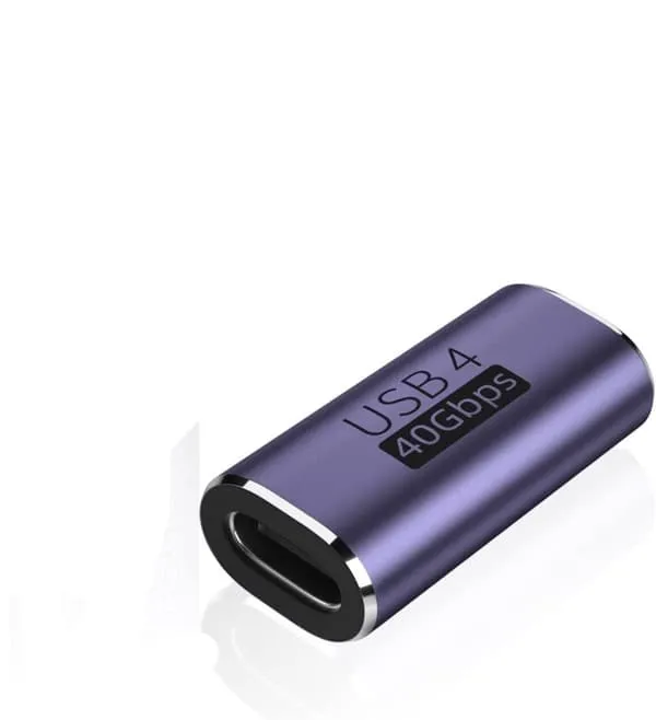 NÖRDIC USB4 forlengelsesadapter hunn til hunn 40G 8K60Hz PD100W