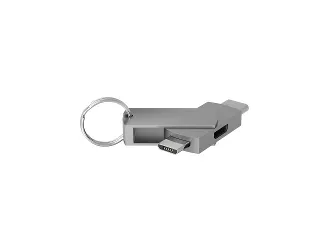 Terratec 272989, USB Type-C, 2 x Micro-USB, Sølv