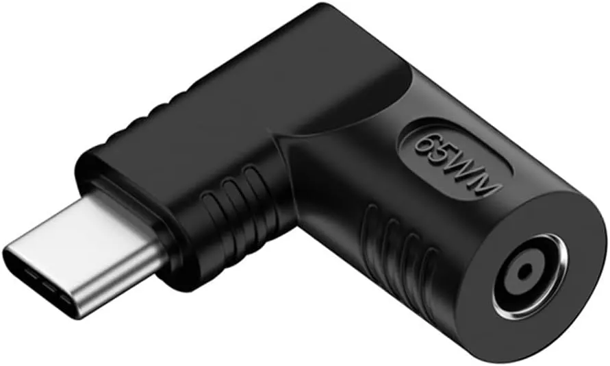 NÖRDIC Laptop adapter USB-C til DC 5.5x2.5mm 65W