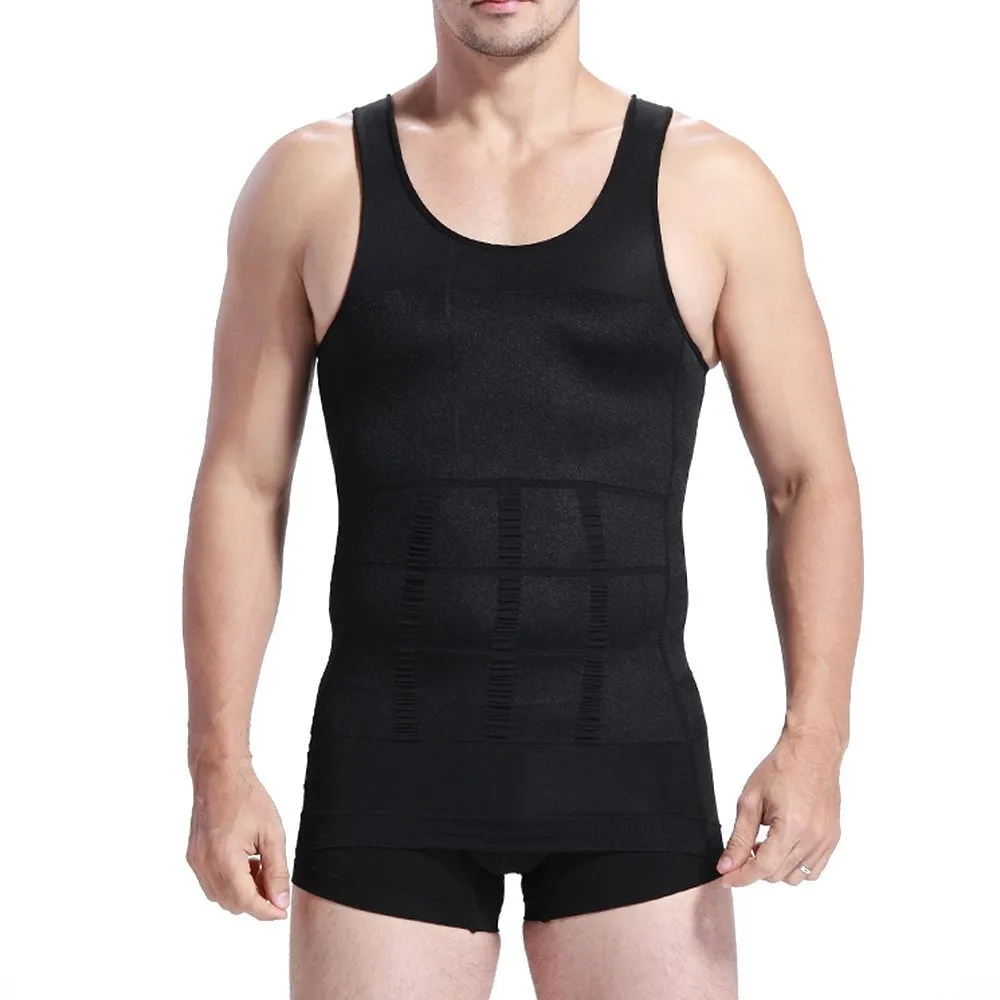 Formende Tanktopp for Menn - Korrektiv - L (Svart)
