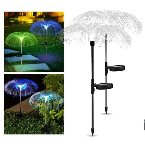 2-Pack Avatar Solar Lamp RGB Manet Manet Hagebelysning med bakkespyd