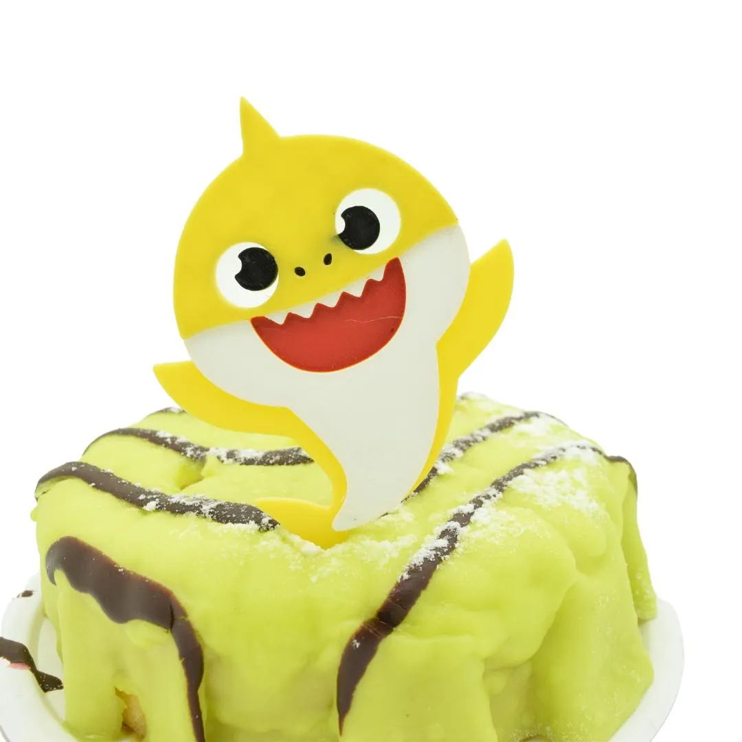 Baby hai kake topper dekorasjon