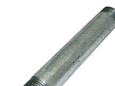 Nippelrør galvaniseret 3/4 - 150 mm