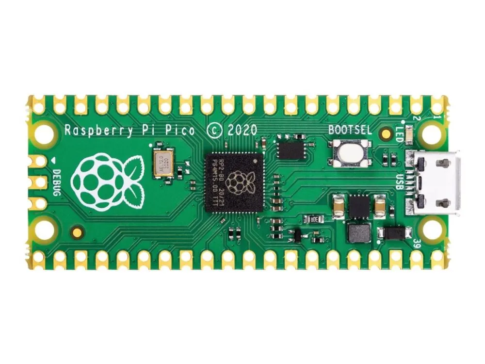 Raspberry Pi Pico - Utviklingsbrett - Raspberry Pi RP2040 / 133 MHz - RAM 264 KB - Flash 2 MB