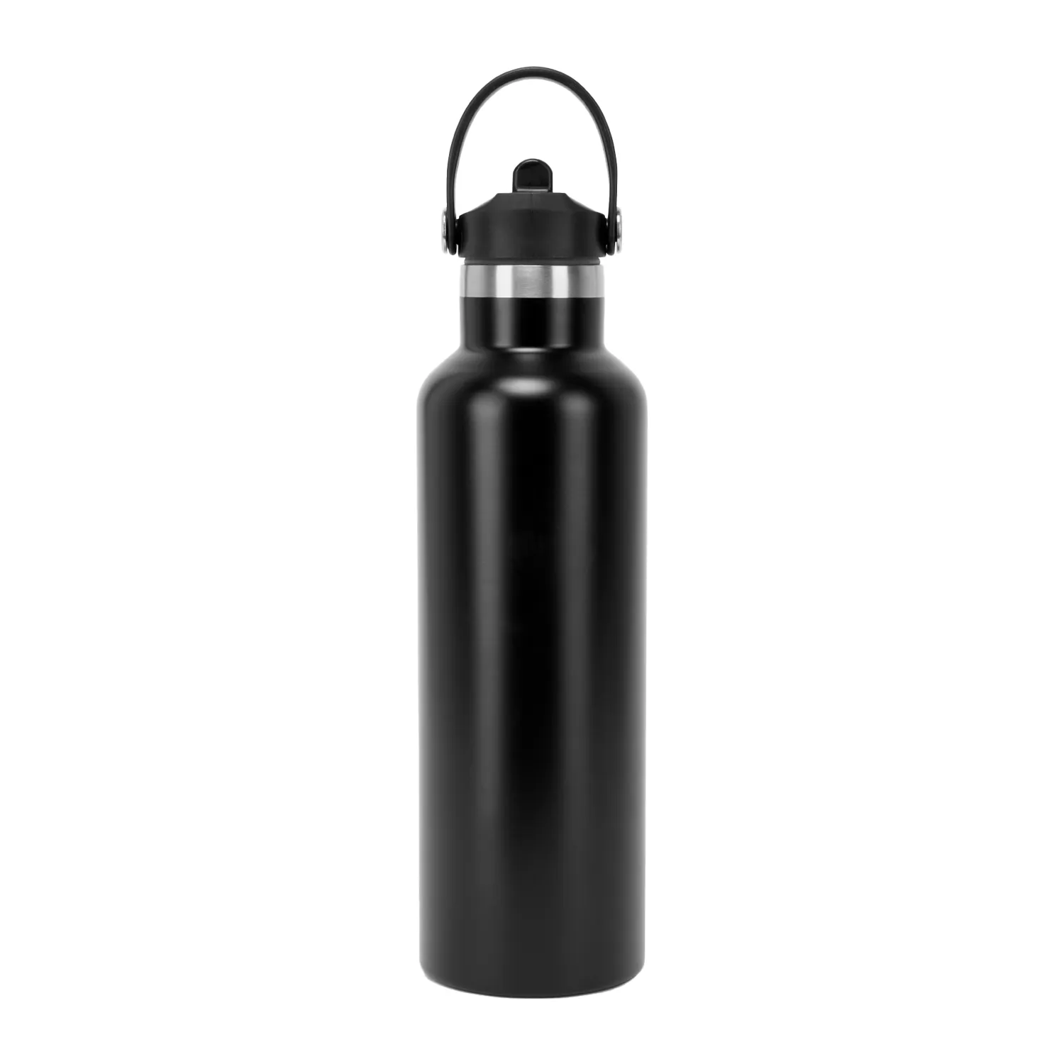 TriDri Plain Flip Up Straw Water Bottle