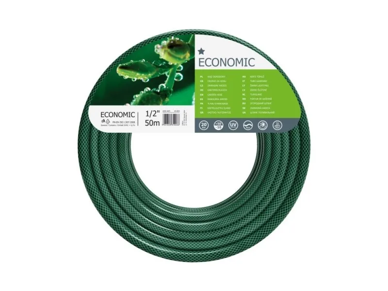CELLFAST ECONOMIC, 50 m, Over bakken, Grønn, Polyester, 20 stang, -10 - 50 °C