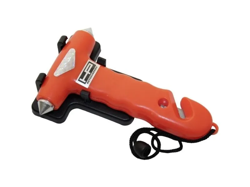 HP Autozubehör 10659 nødhammer inkl. holder, selekniv og rudehammer personbil 23,5 x 14 x 3,5 cm 1 stk