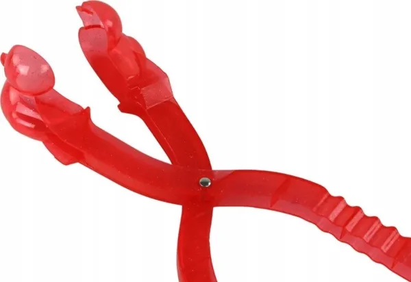 LeanToys snøballmaskin Sniezkomat rød and