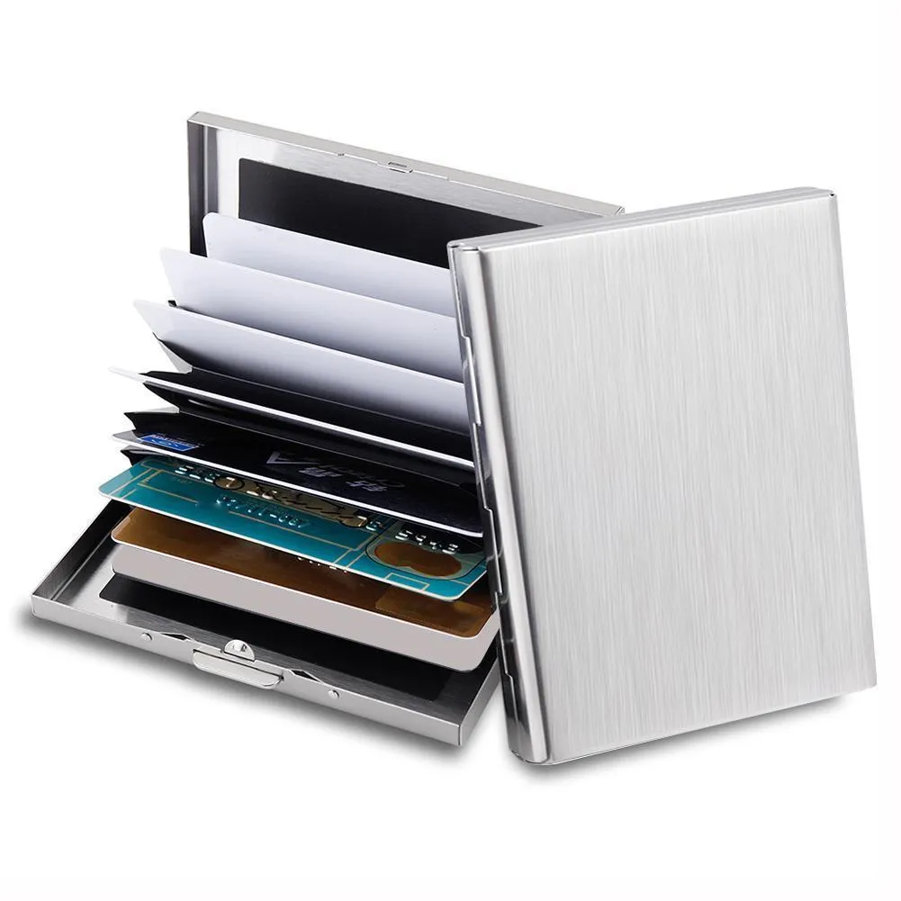 10 Rom XL Design Rustfritt Kortholder for minst 10 kort