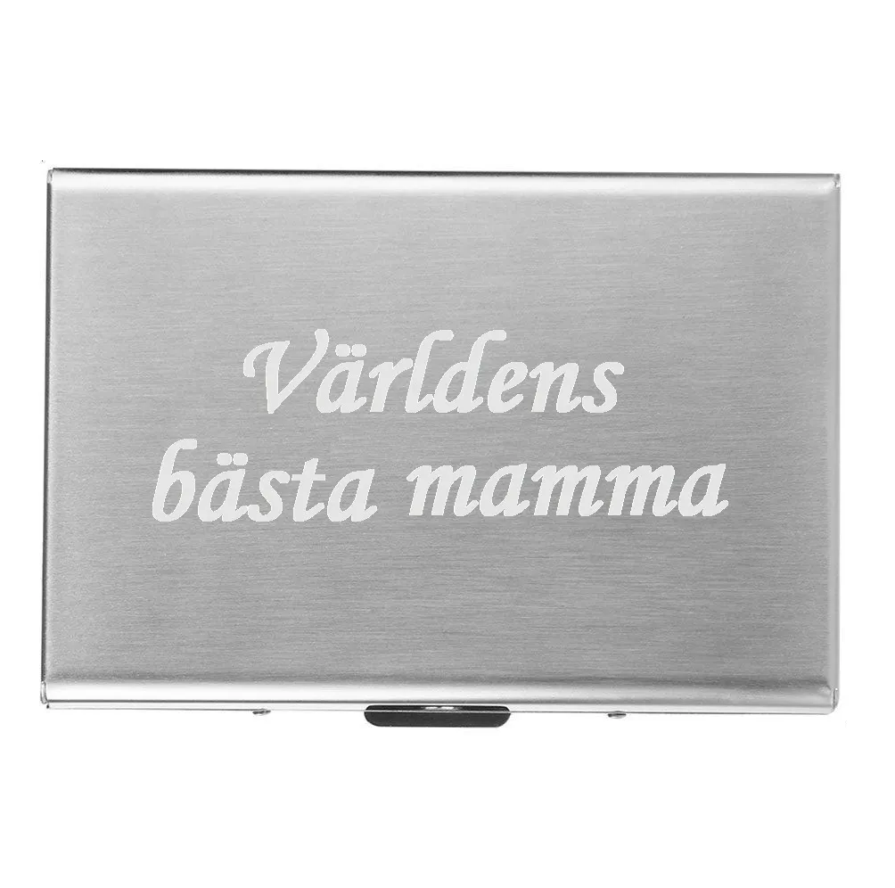 Verdens beste mamma - kortholder m gravering - morsdag