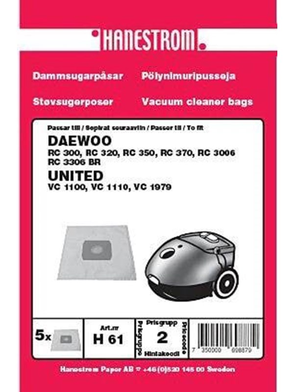 hanestroem Vacuum Cleaner Bags