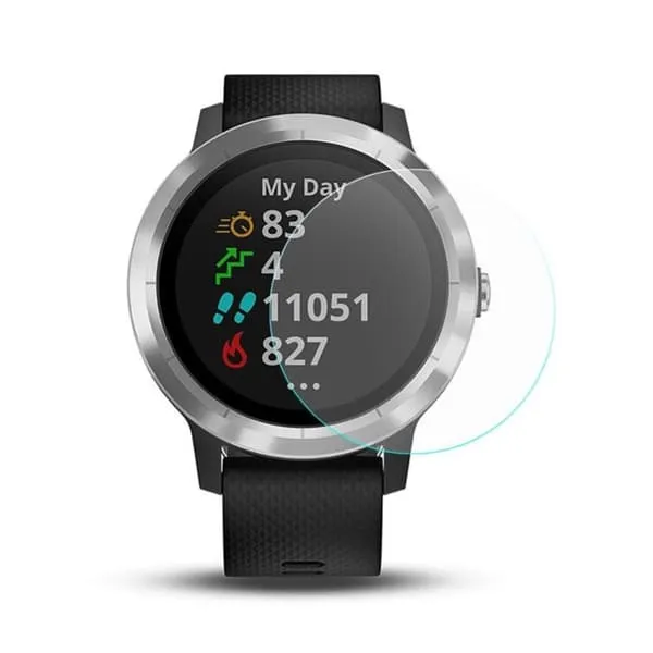 HAT PRINCE Garmin Vivoactive 3 Skjerm beskyttelse laget av herdet glass - Transparant