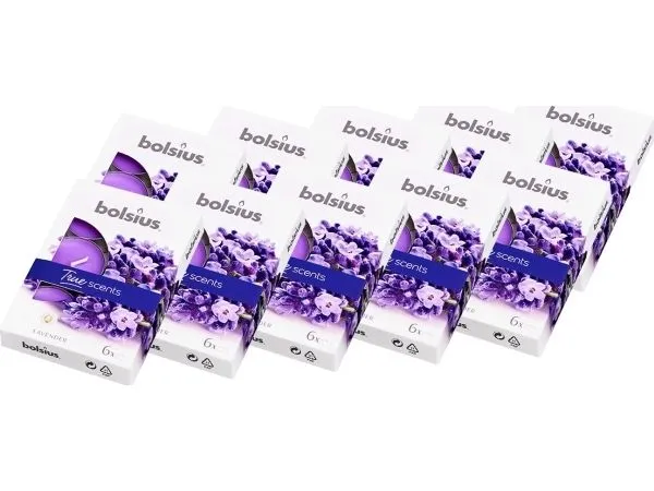 Bolsius Duftvarmere BOLSIUS True Scents 4H 60 stk. LAVENDEL